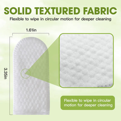 Geoorood Disposable Pet Tooth Cleaning Finger Gloves