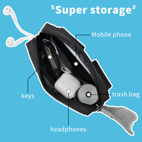 Geoorood Hands-Free Dog Leash with Zipper Pouch